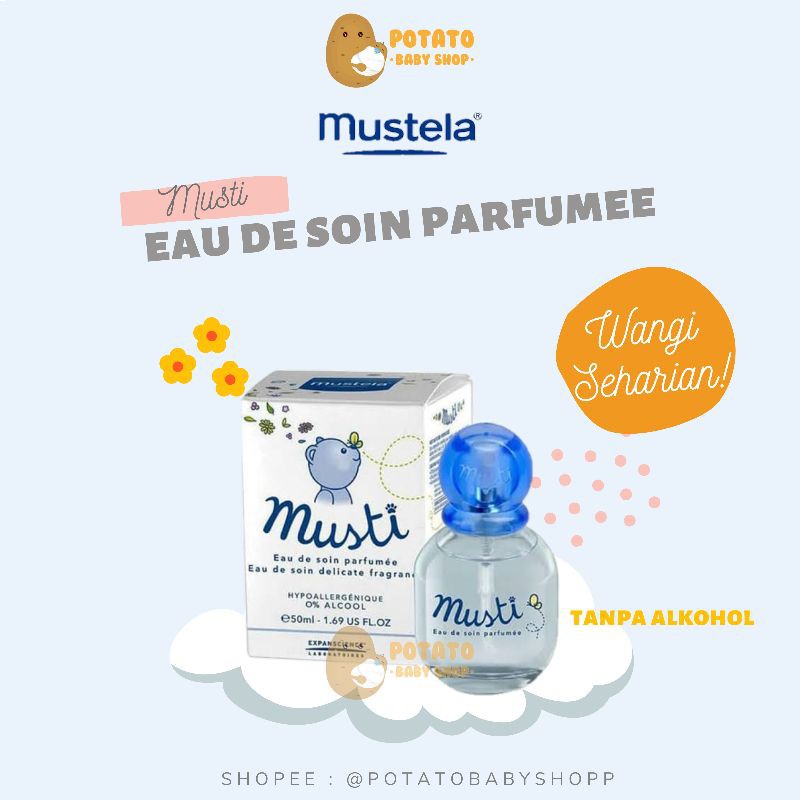 Mustela Musti Eau De Soin Delicate Fragrance 50ml / Parfum bayi