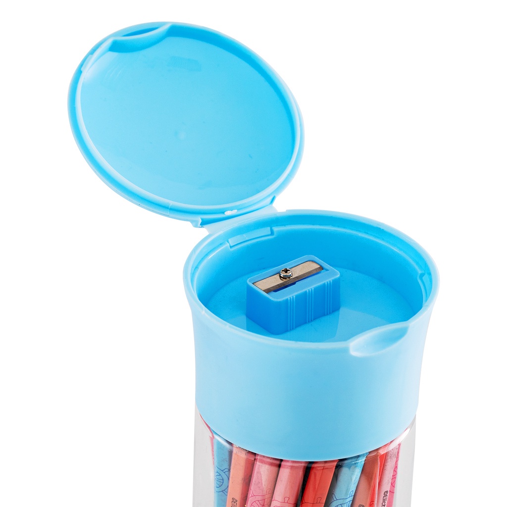 

Deli Pensil Tube Karakter isi 50pcs Bonus Serutan - EC023-2B