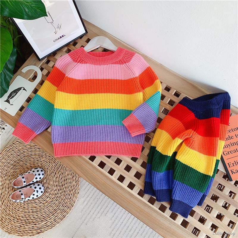 sweater rajut anak RAINBOW sweater rajut RF