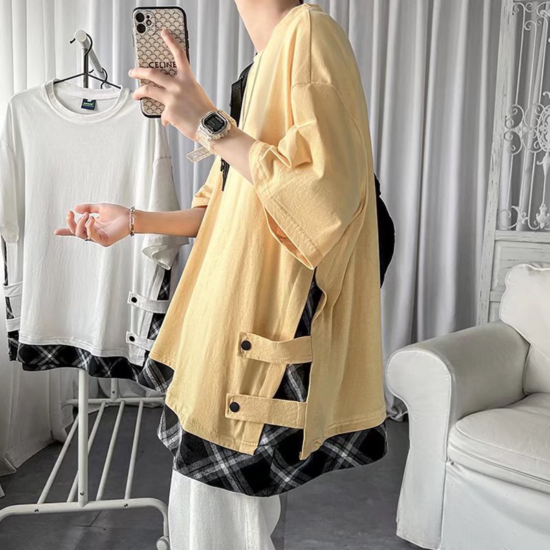 T-SHIRT LENGAN PENDEK OVERSIZE FASHION KOREA NEW 2022, STYLE FASHION PRIA DAN WANITA , T-SHIRT IMPORT, IMPORTIR KOREA, OVERSIZE T-SHIRT