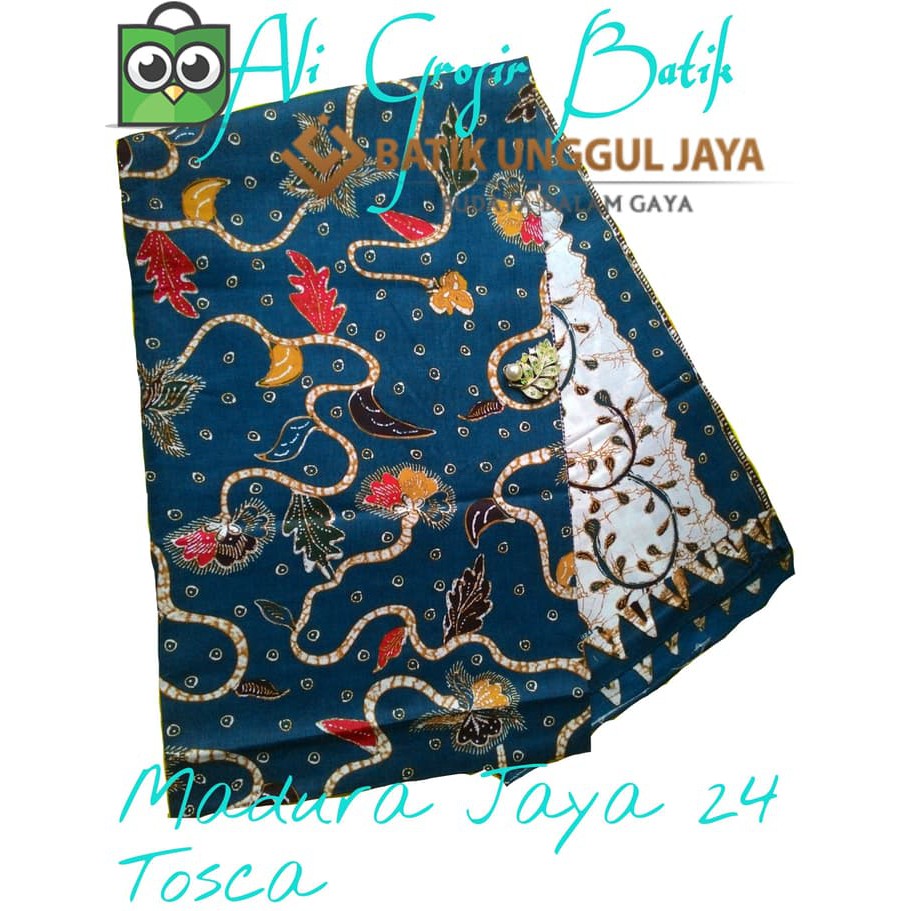 Terkini Kain Batik Pekalongan Primisima Halus Madura Jaya 24 Tosca Unggul Jaya Diskon
