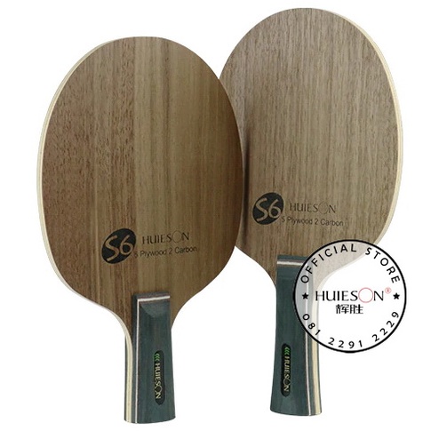 Kayu Bet Pingpong Tenis Meja HUIESON S6 Carbon