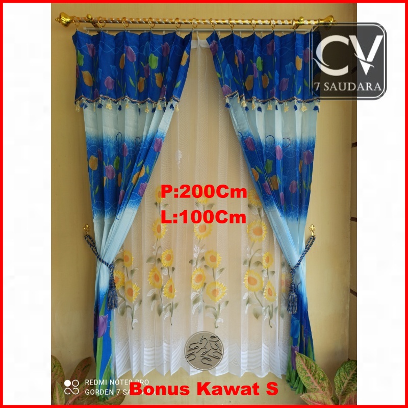 Gorden Pintu Murah Tirai Jendela Minimalis Mewah AMI Korden Gordyn Hordeng Minimalis Terbaru 2021