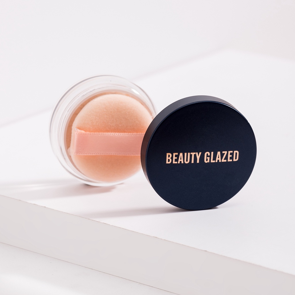 Beauty Glazed Loose Powder Setting Powder Murah Bedak Tabur Murah Makeup Wajah Bedak Setting Tabur