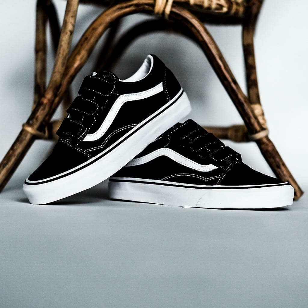 Vans Oldskool Velcro Classic Black White