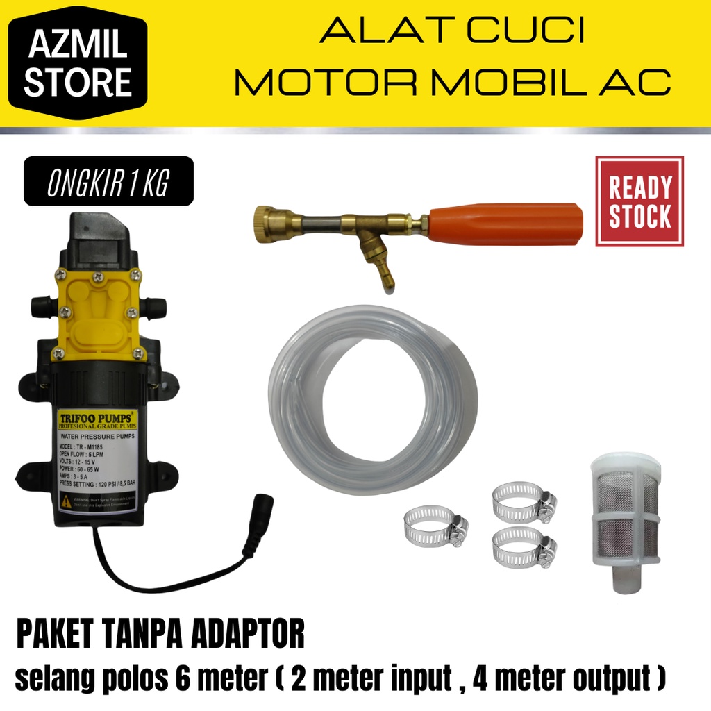 PAKET CUCI MOTOR / AC / DINAMO PUMP / MESIN STEAM JET CLEANER TANPA ADAPTOR