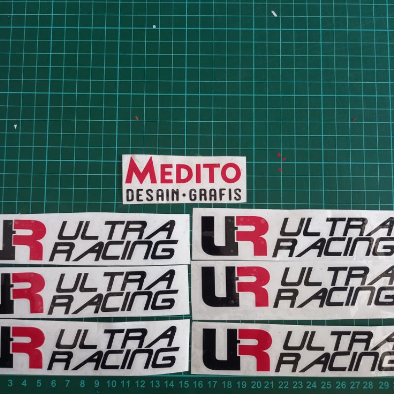 Sticker Cutting Ultra Racing