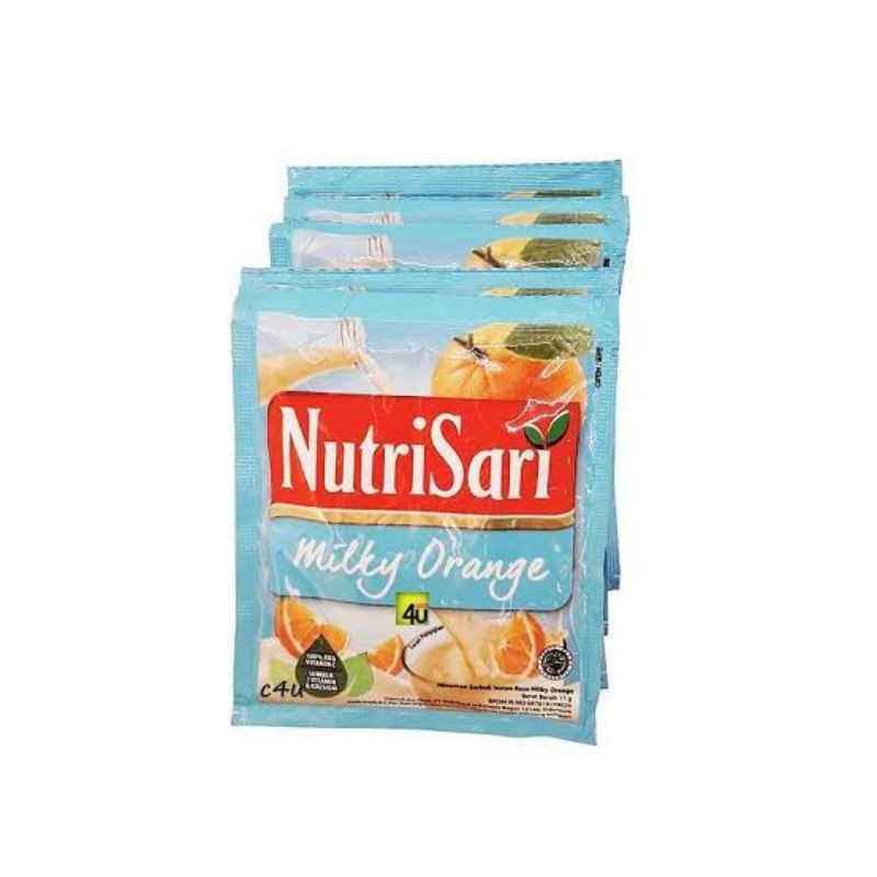 

NUTRISARI MILKY ORANGE PER 10 SACHET