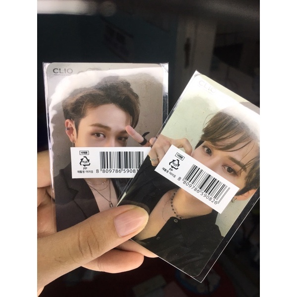 Photocard Clio Spicy Lee know + Bang Chan