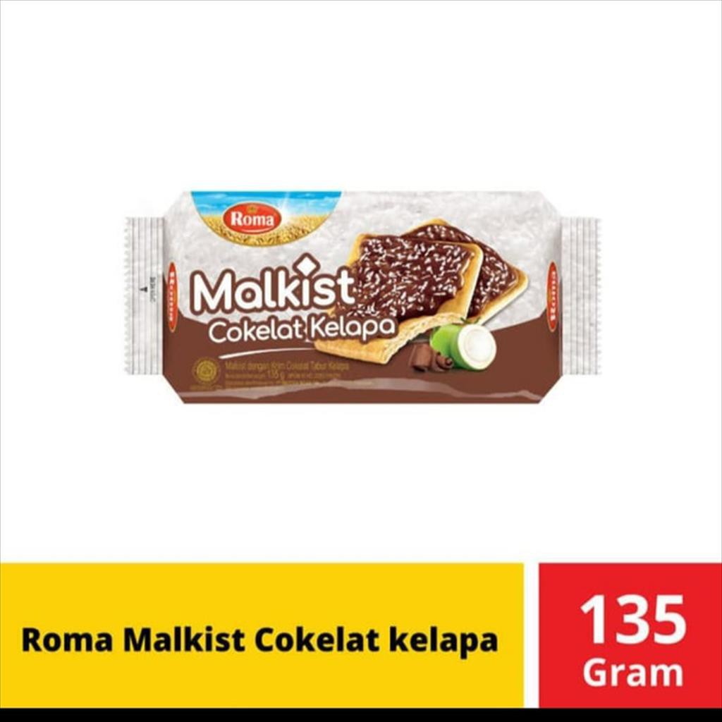 

Roma Malkist Coklat Kelapa 135 Gr