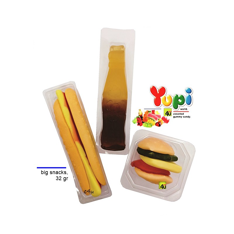 

YUPI Singles - BIG MEAL Gummy Candy - 32g