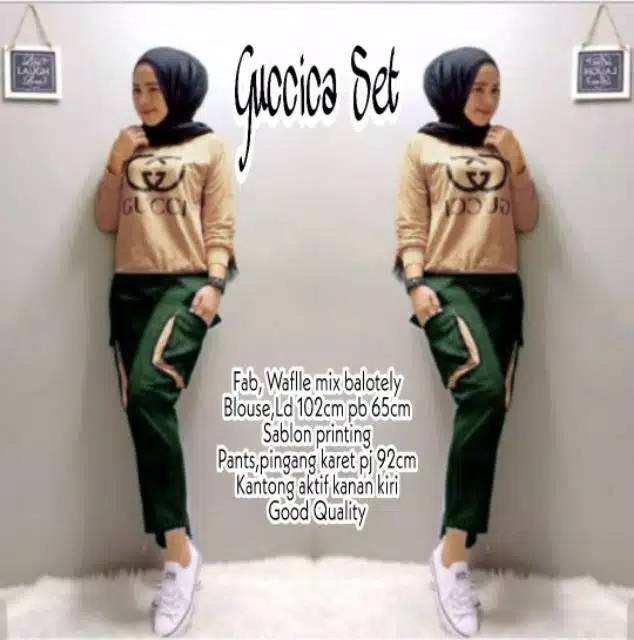 Set Guccika fashion wanita