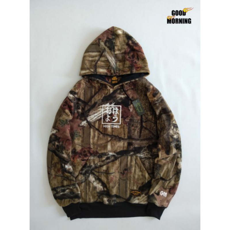 HOODIE GOOD MORNING KAYU/JAKET GOOD MORNING/HOODIE GM