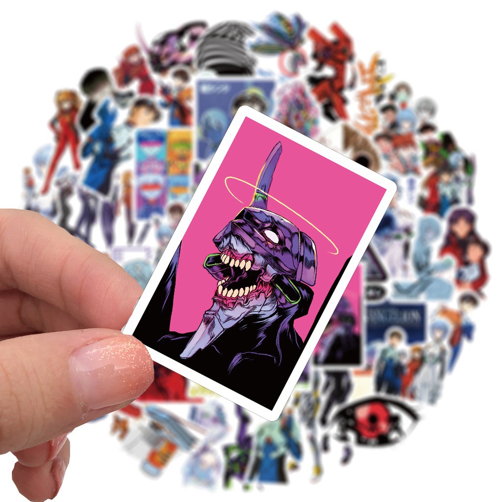 NGE001 – Sticker / Stiker Anime Jepang Neon Genesis Evangelion