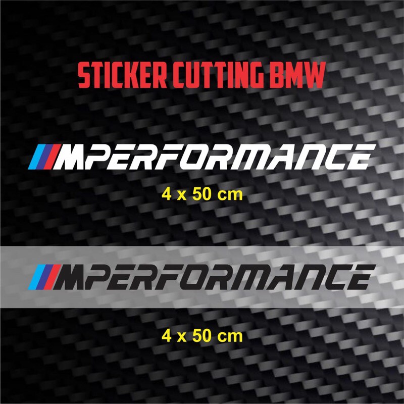 sticker mobil - stiker bmw performance