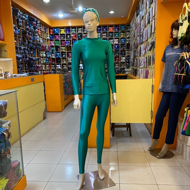 Atasan Manset Baju Muslimah Lycra Sport Club S M L XL