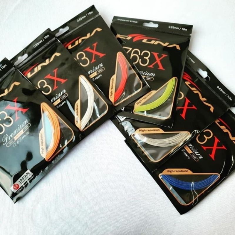 Senar raket bulutangkis merk KIZUNA Z63X 0,63MM Made in japan
