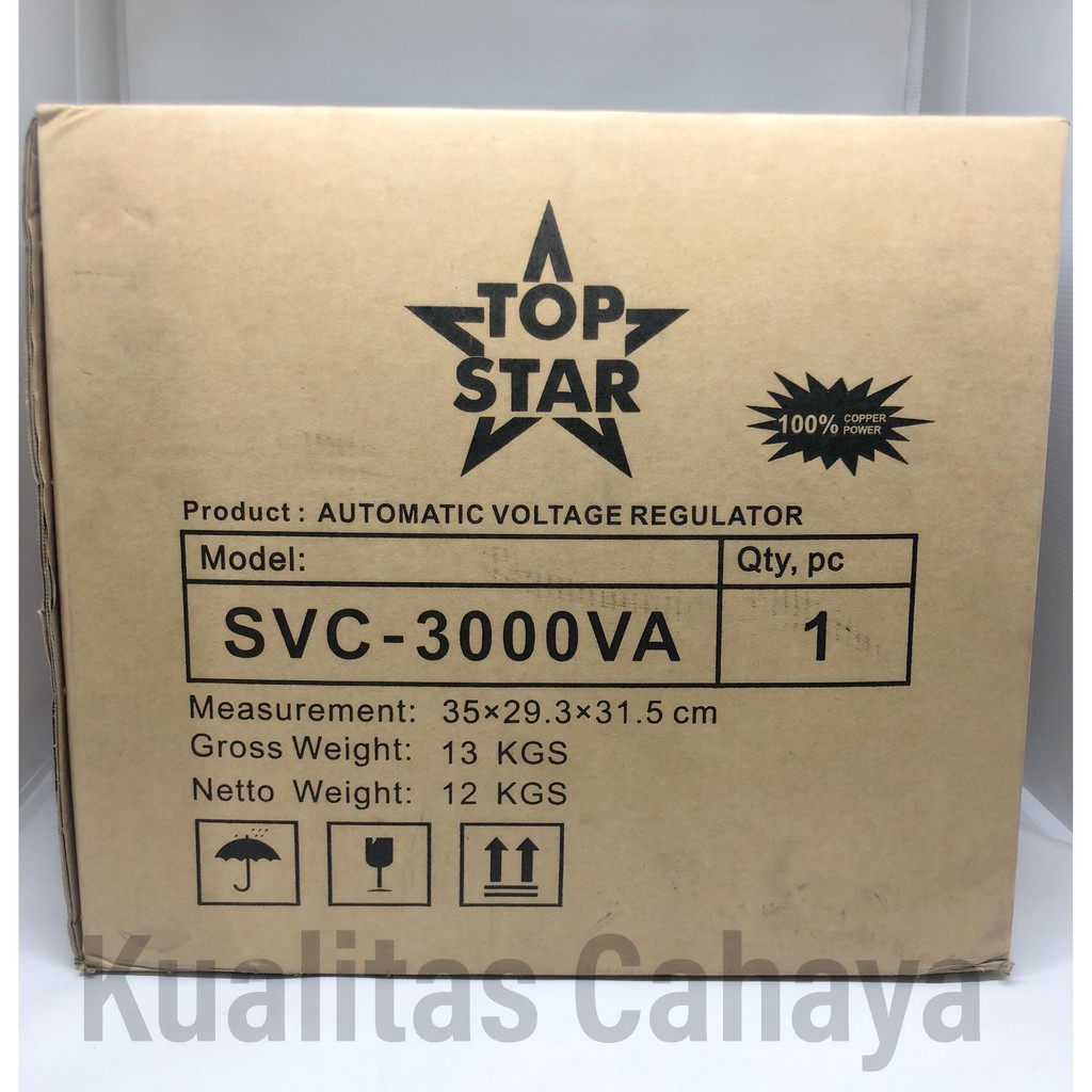 Stabilizer 3000 Watt Merk TOPSTAR berkualitas