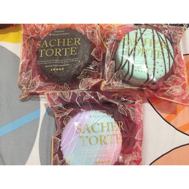 Squishy sacher torte ibloom bread rainbow cute rare lisenced ori slow soft rising tag mint coklat