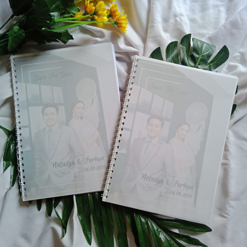 Jual Undangan Pernikahan Unik Bentuk Notebook Bisa Jadi Undangan