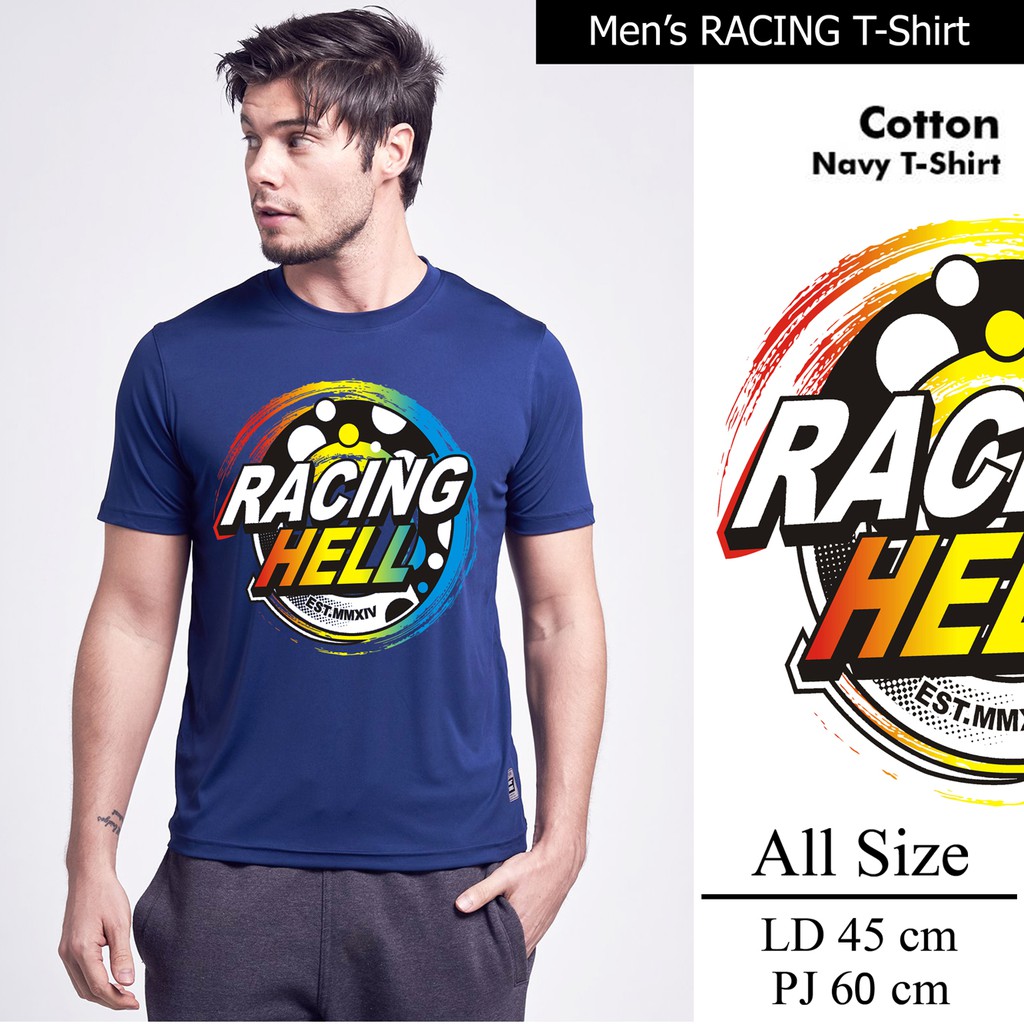 Bess - Kaos Distro Pria Murah / Kaos Pria RACING HELL 01