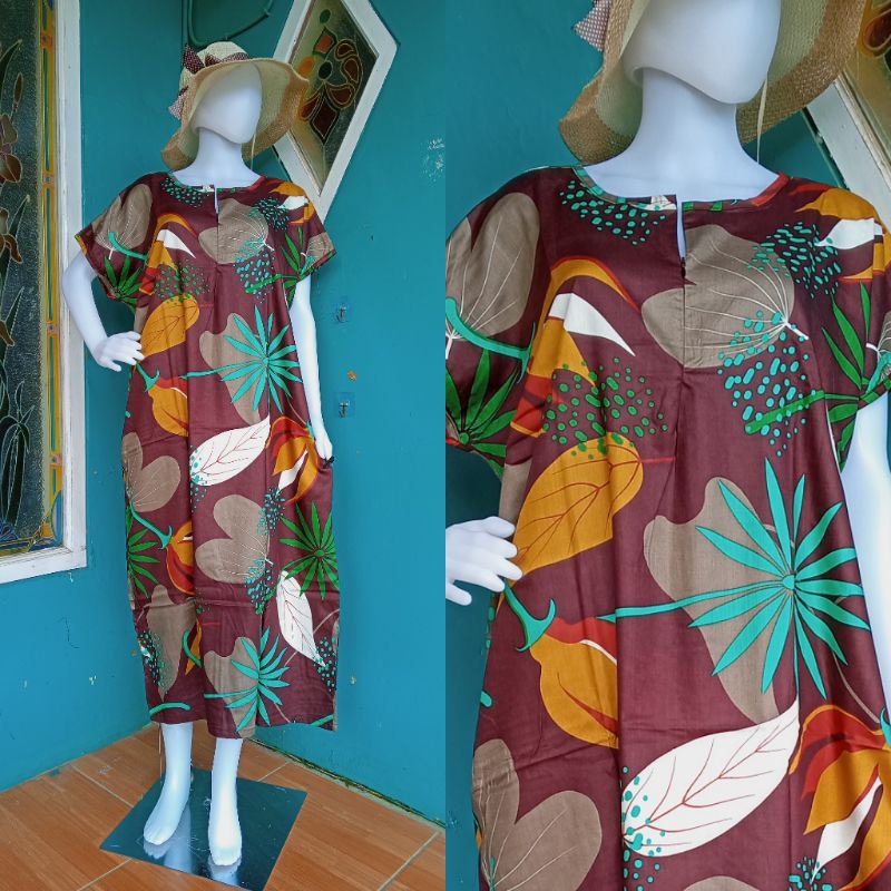 Daster Habel/HISBI Long BUSUI Panjang Semata Kaki Bahan Rayon Premium-Hisbi busui 22