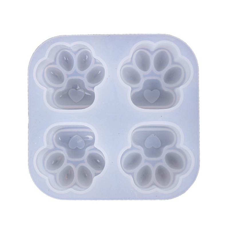 Siy Cetakan Resin Epoksi Bentuk Hatitelapak Kaki Kucing Bahan Silikon Untuk Diy Craftperhiasan