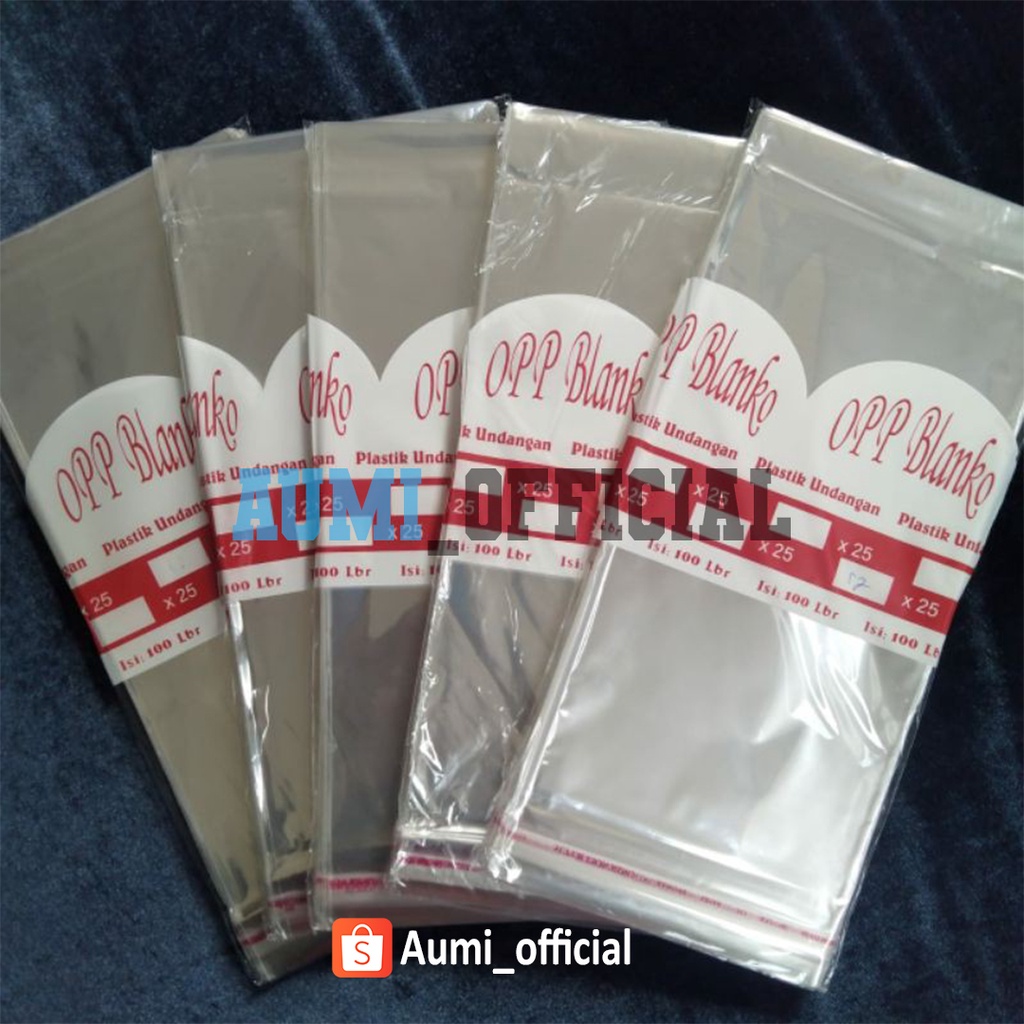 

Plastik Blagko undangan / plastik opp isi 100 pcs
