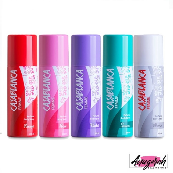 Casablanca body spray perfume 200ml parfum casablanca all variant