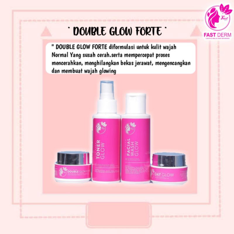 

fastderm double glow Forte