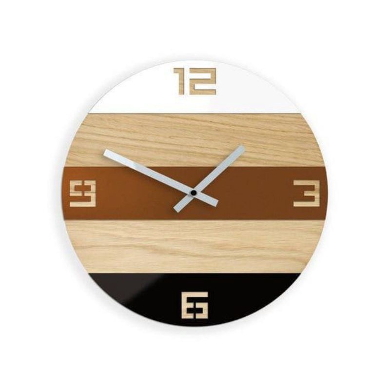 Jam Dinding Model Desain Kayu Unik Dekorasi Pajangan Rumah Retro Vintage-J22
