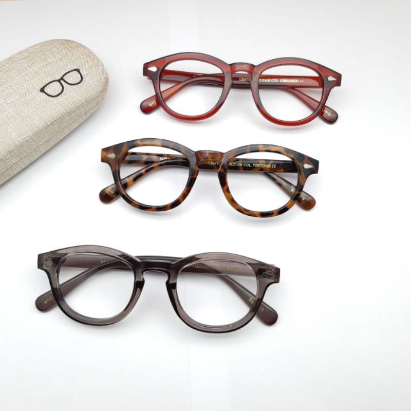 KACAMATA MOSCOT ORIGINALS KODE LEMTOSH UNISEX COWOK CEWEK , KACAMATA BULAT MINUS TINGGI , BACA