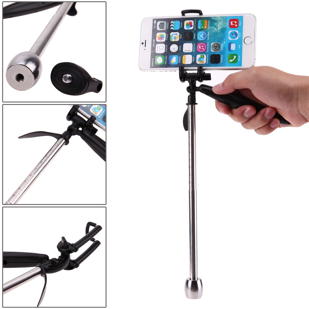 Mayhem Funtech Monopod Pocket Video Stabilizer 2 in 1 For Smartphone / Action Camera - Black