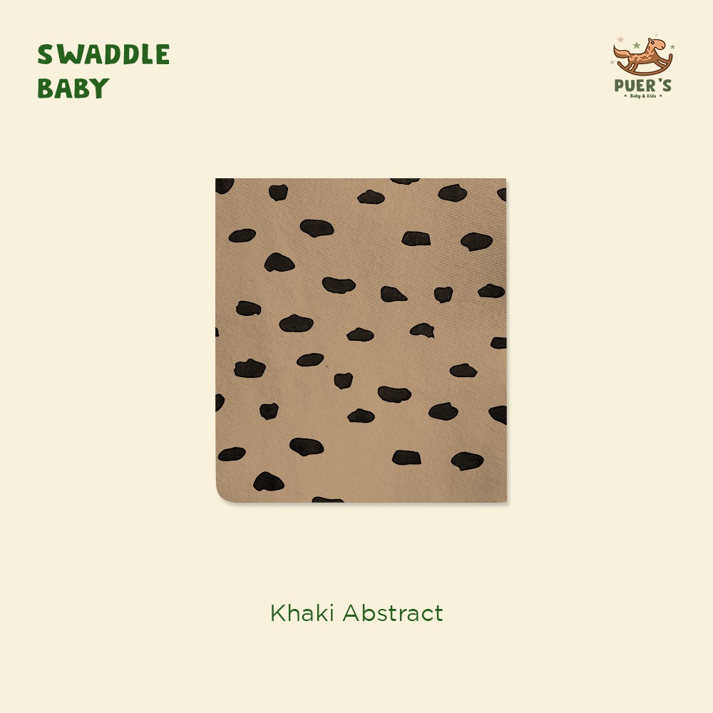 BEDONG BAYI (SWADDLE BABY) PUER'S KHAKI ABSTRACT