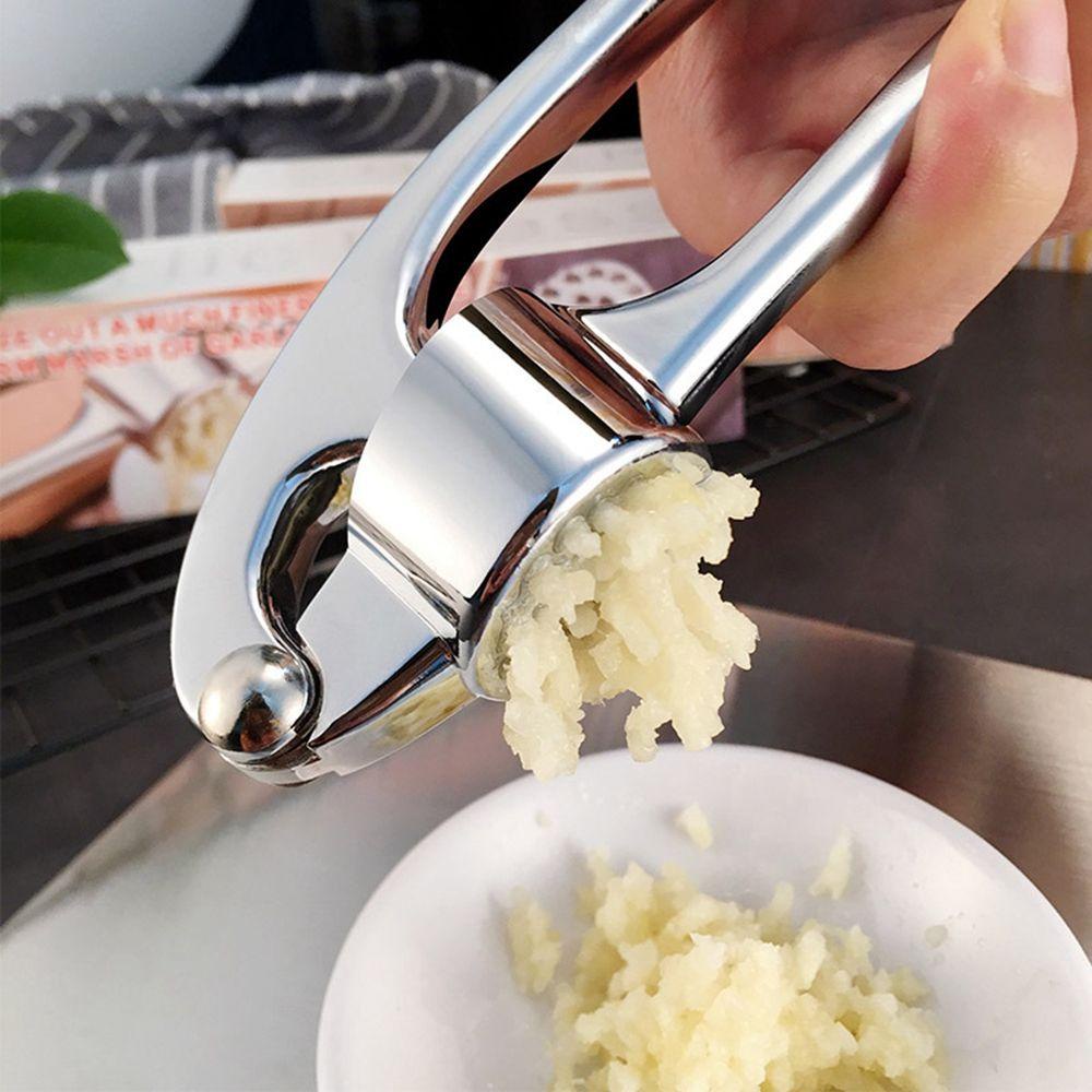 [Elegan] Garlic Masher Stainless Steel Penghancur Multifungsi Penghalus Bumbu Tekan Alat Cincang