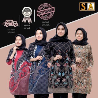  Tunik  batik tunik  katun atasan tunik  jumbo  baju  tunik  