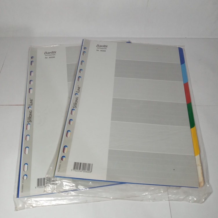 

[Cuci Gudang] BANTEX Divider /Pemisah Kertas No. 6006 (Colour Divider)