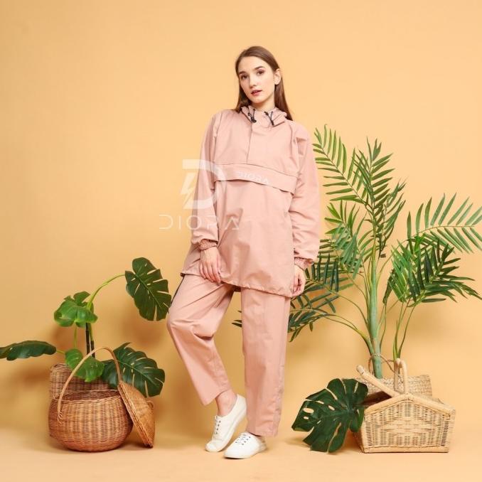 Jas Hujan DIORA Jas Hujan Pria Wanita Dewasa Anti Air Bahan Import