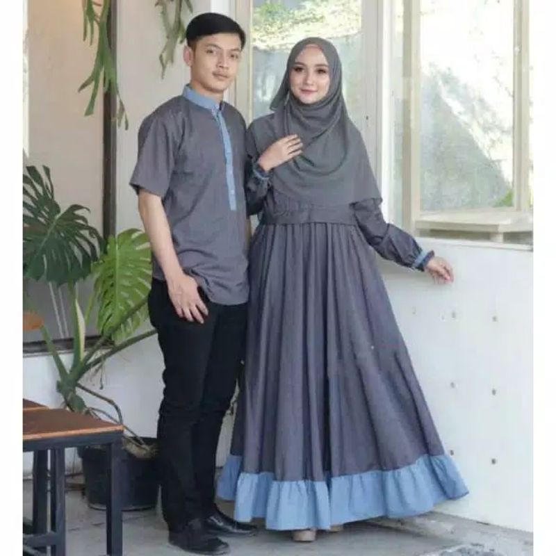 BAJU COUPLE/ MUSLIM COUPLE TERLARIS ZAKI ZAKIA CP R.A