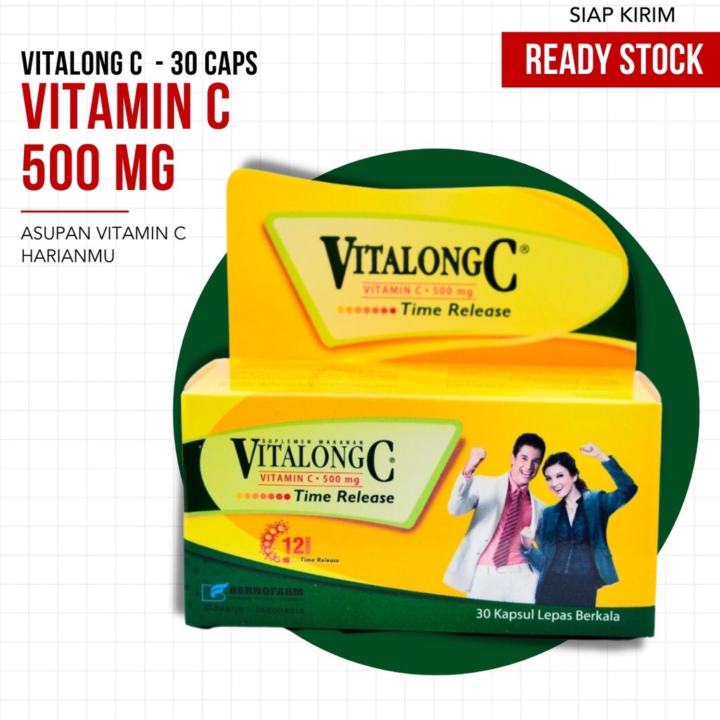 [ TERMURAH ] Vitalong C - isi 30 kapsul