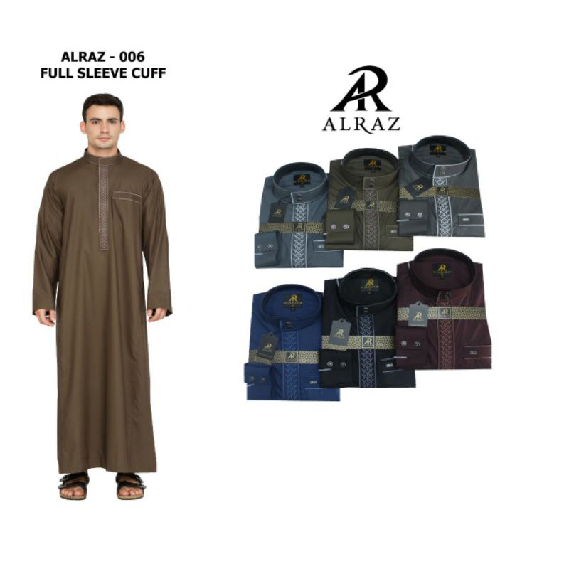JUBAH ALRAZ DEWASA | JUBAH SAUDI | GAMIS PRIA