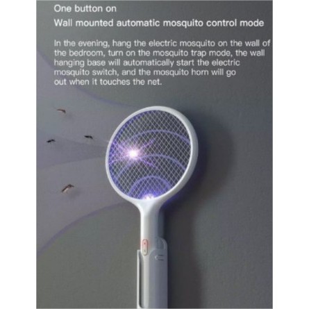 QUALITELL MOSQUITO KILLER 2in1 SWATTER RAKET + LAMPU PEMBUNUH NYAMUK
