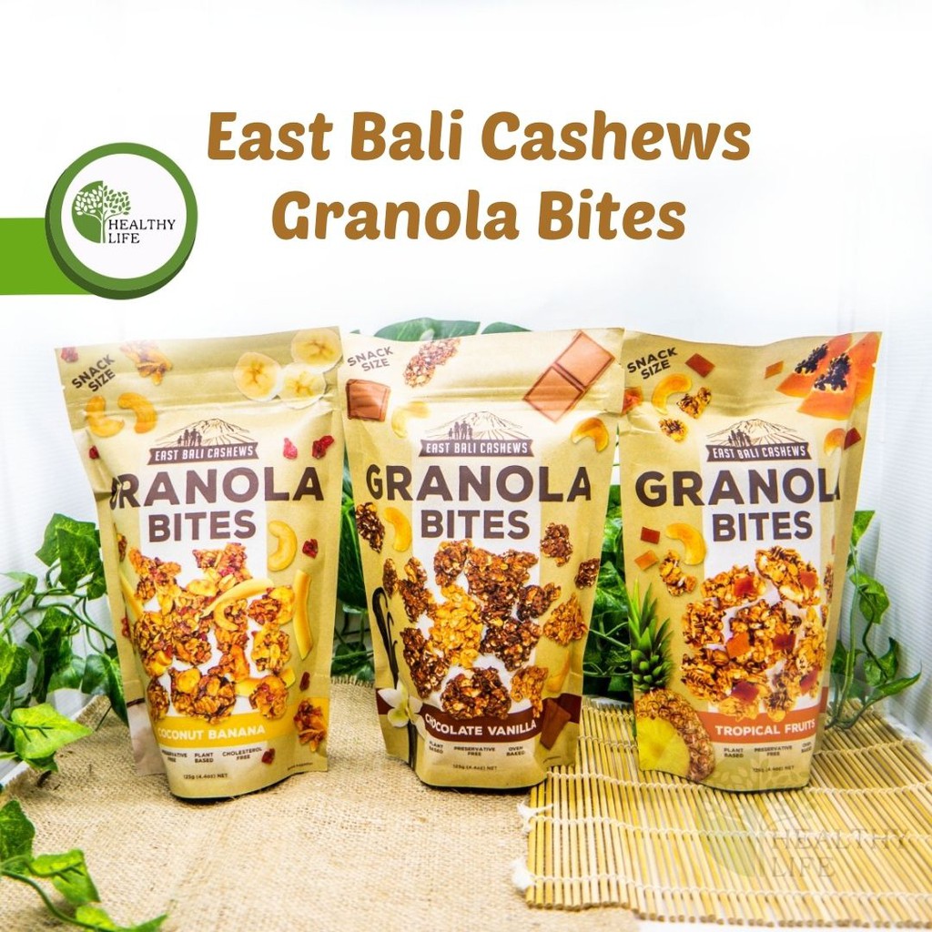 East Bali Cashews - Yava - Granola Bites 125gr