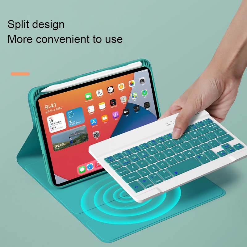 SMART KEYBOARD IPAD MINI 6 WITH PEN HOLDER BLUETOOTH PREMIUM CASE