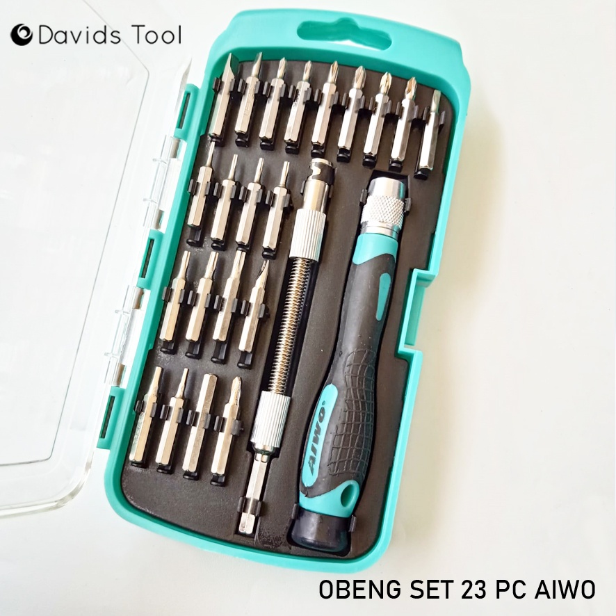 Obeng Multifungsi Screwdriver Serbaguna Set 23 Pcs Aiwo