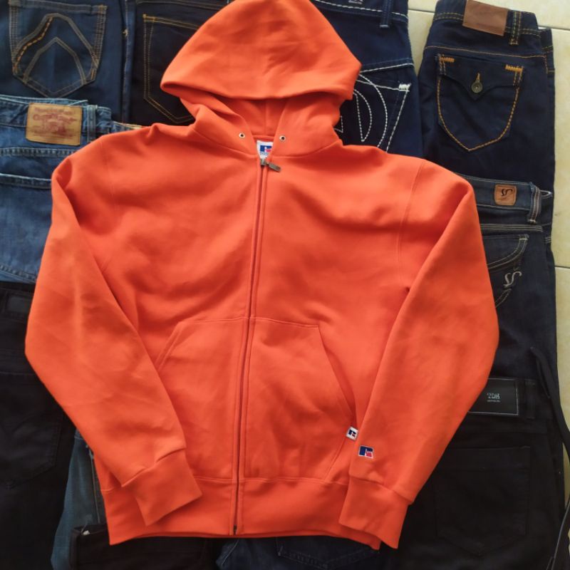 Hoodie Russell Athletic Zip 90's vintage | hoodie chicago bulls thisisneverthat adlv starter second 