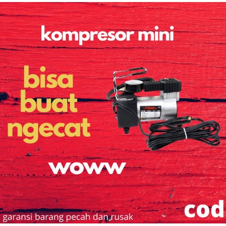 Premium kompresor listrik mini cat angin body motor dan mobil cat duco deco ☑