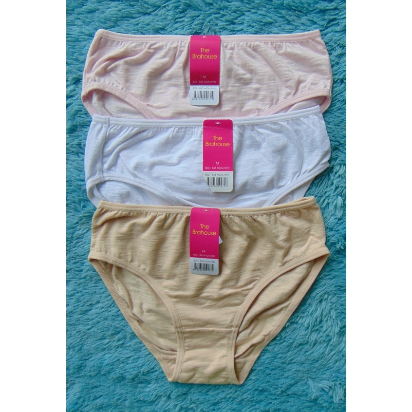 CELANA DALAM ANAK PEREMPUAN MODEL MIDI THE BRAHOUSE PANTY COTTON B02- 843 SIZE S M L XL - BAHAN KATU