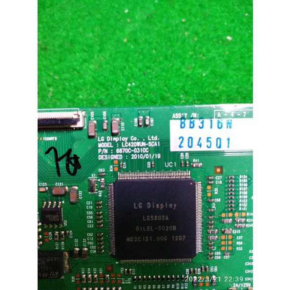 ticon TV LCD LG 42lk457C