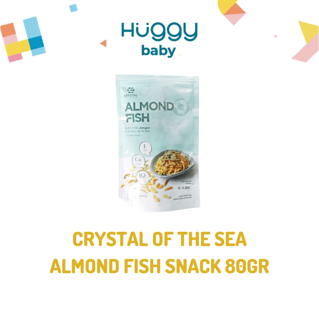 Crystal Of The Sea Almond Fish Snack 80gr